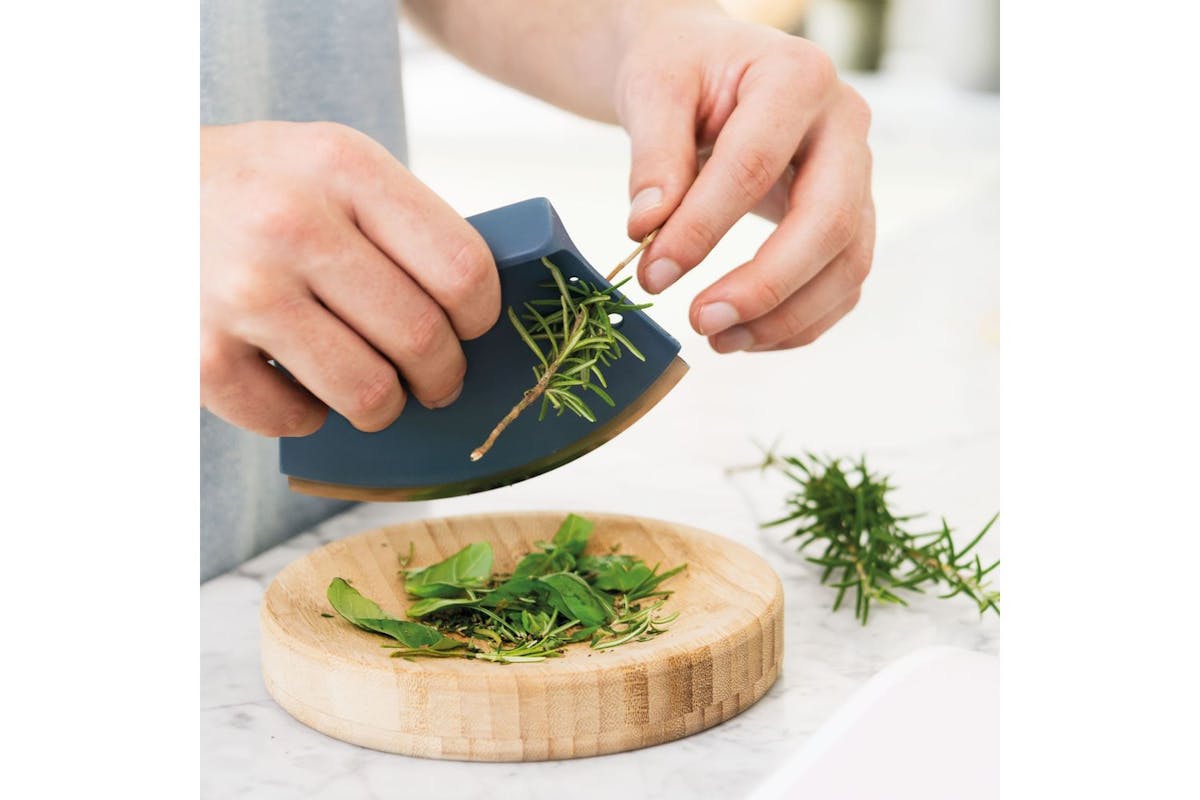 Berghoff Leo Herb Cutter Set | Kitchen Gadget | Bamboo & Stainless Steel-3