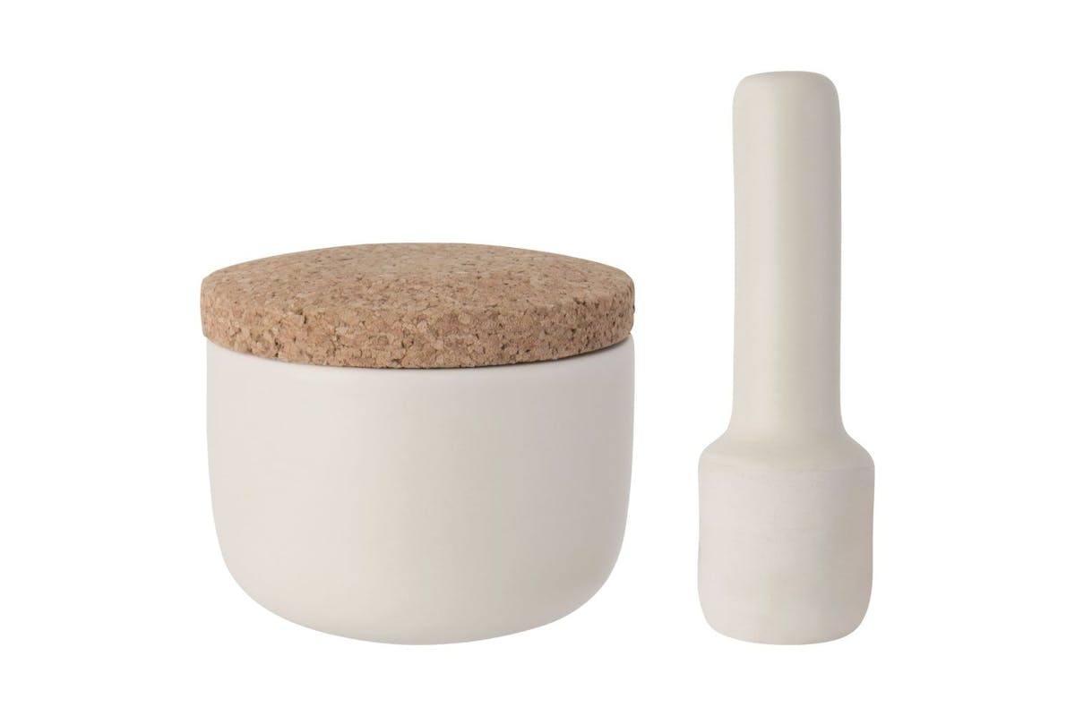 Berghoff Mortar Pestle Small | Kitchen Gadget | Stoneware | 11cm-4