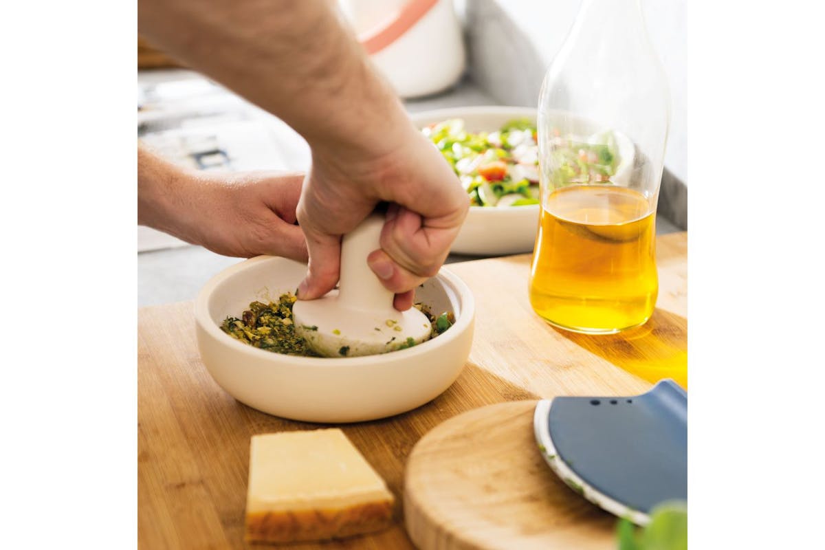 Berghoff Mortar Pestle Large | Kitchen Gadget | Stoneware | 17cm-7