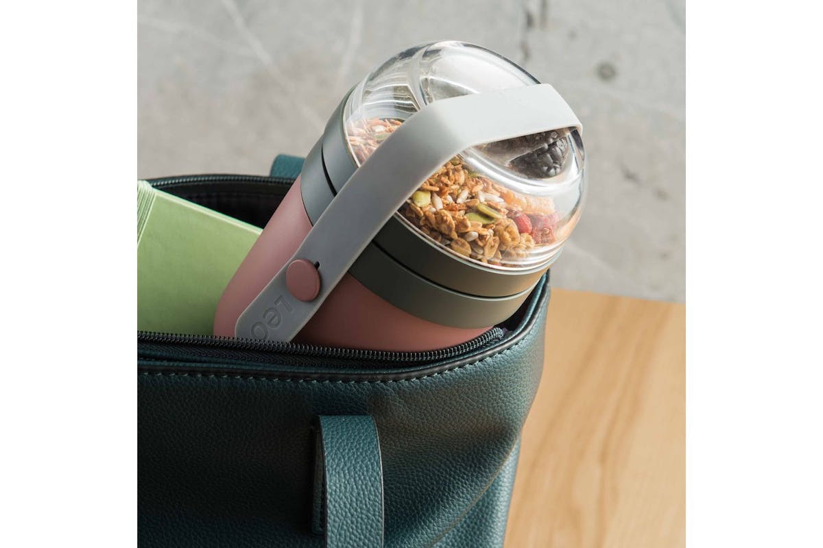 Berghoff | Dual Lunch Cereal Pot | Pink-5