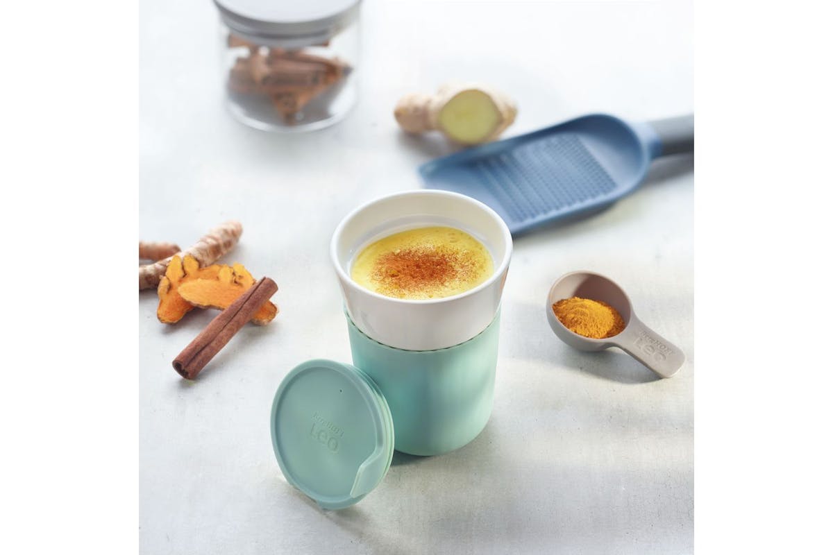 Berghoff | 330ml Porcelain Travel Mug | Green-2