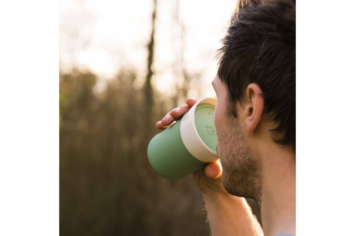 Berghoff | 330ml Porcelain Travel Mug | Green-3