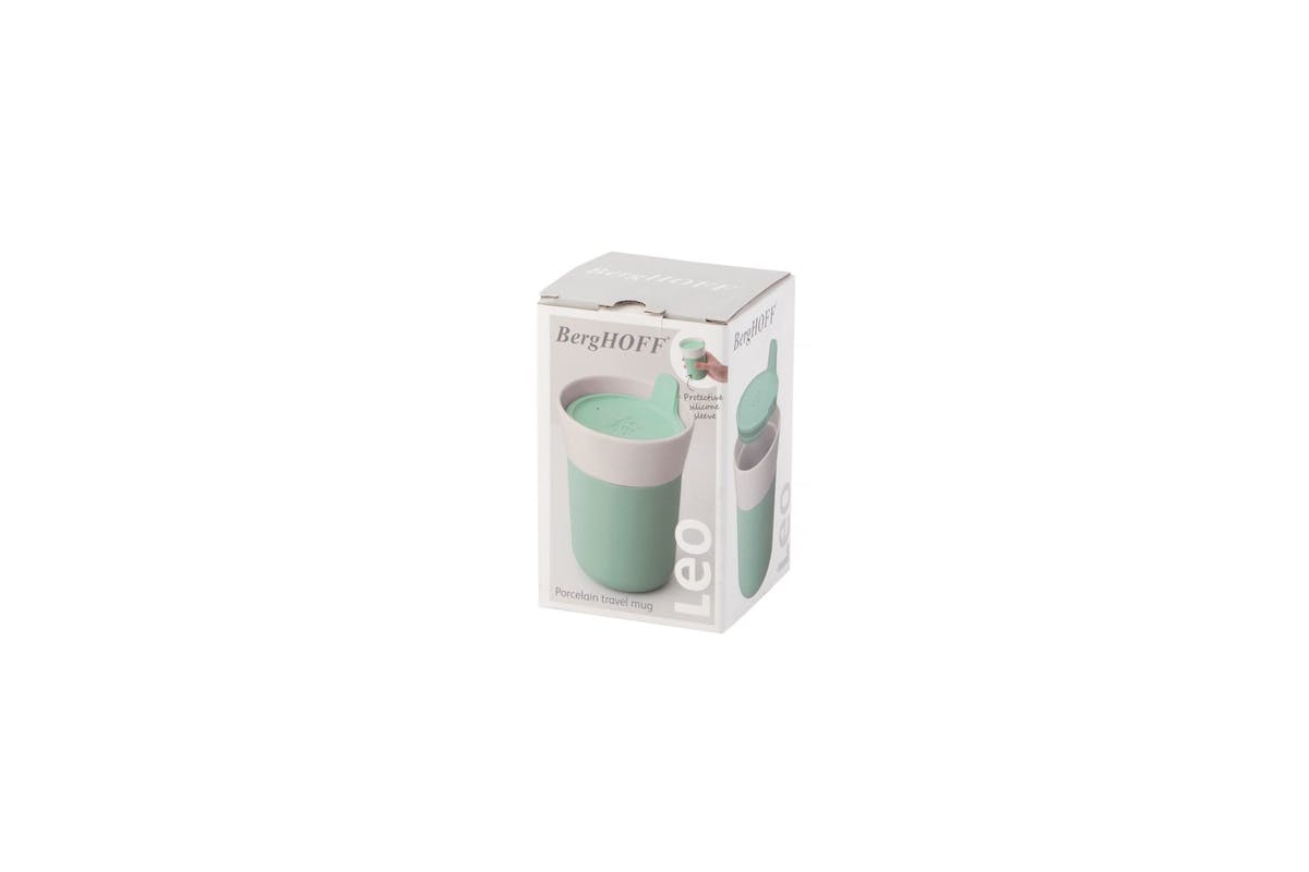 Berghoff | 330ml Porcelain Travel Mug | Green-7