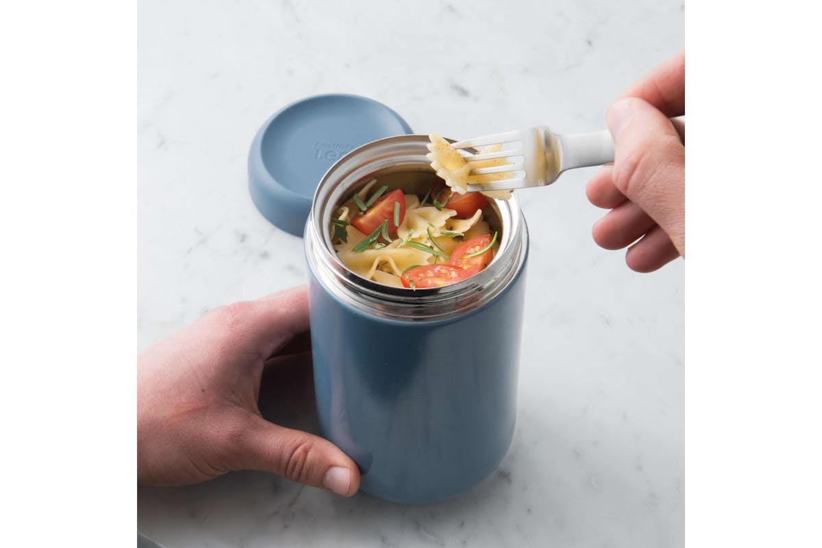 Berghoff | Leo 750ml Insulated Stainless Steel Food Container | Blue-5