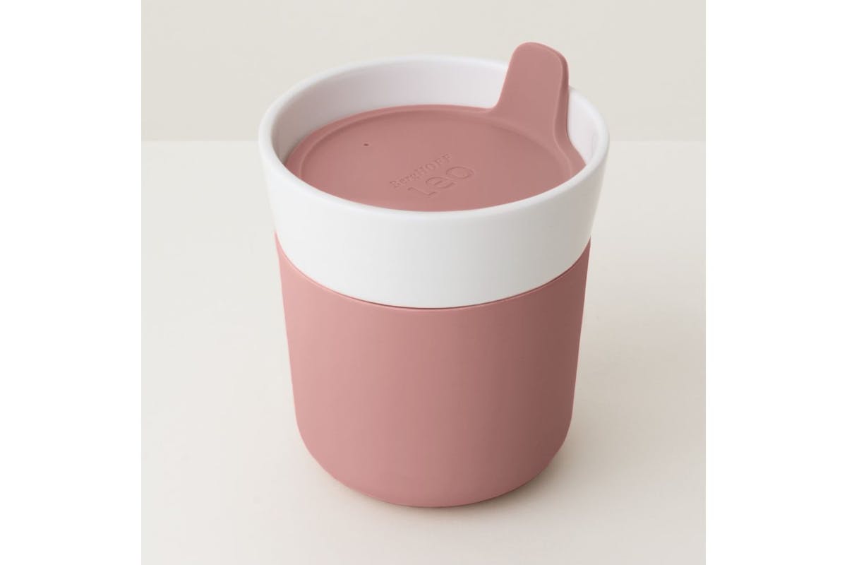 Berghoff | 250ml Porcelain Travel Mug | Pink-3