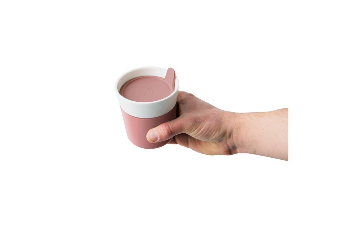 Berghoff | 250ml Porcelain Travel Mug | Pink-6