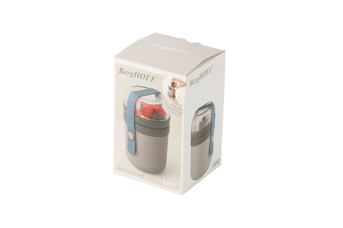 Berghoff | Dual Lunch Cereal Pot | Grey-2