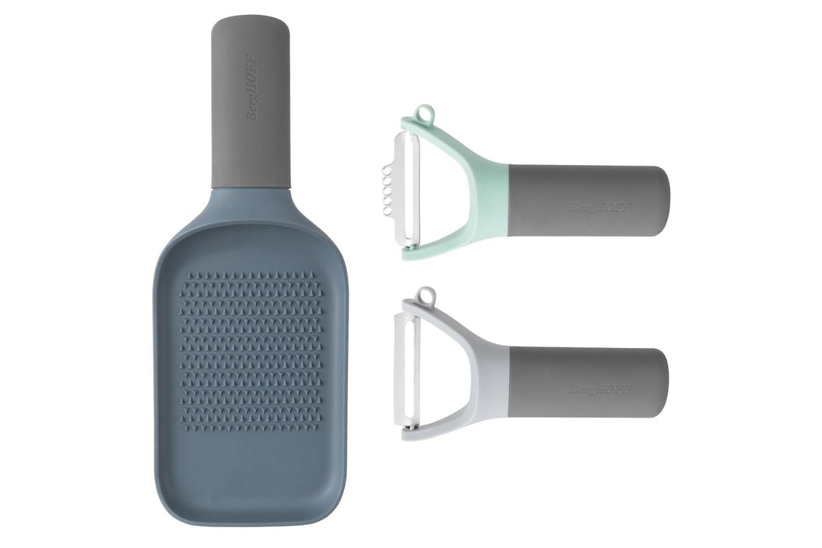 Berghoff Peeler And Grater Set | Kitchen Gadgets | Stainless Steel | Blue-4
