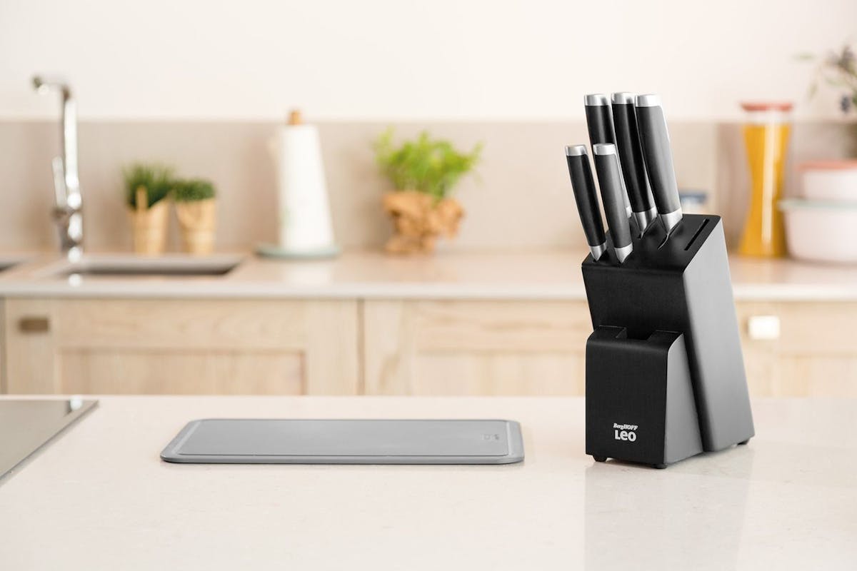 Berghoff 6pc Knife Block Graphite | Knife Block Set | Stainless Steel | Large-8