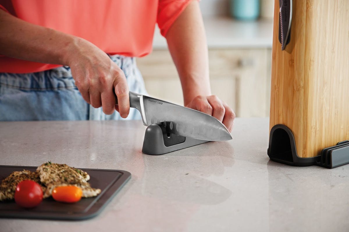 Berghoff Leo Sharpener Legacy | Knife Sharpener | Ceramic Plastic | Grey-3