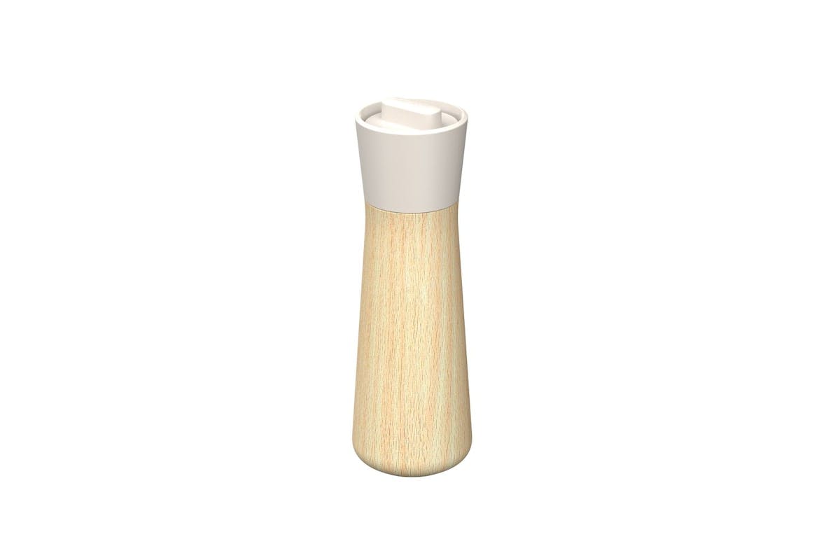Berghoff Balance Moonbeam Grinder | Pepper Mill | Rubberwood | Beige