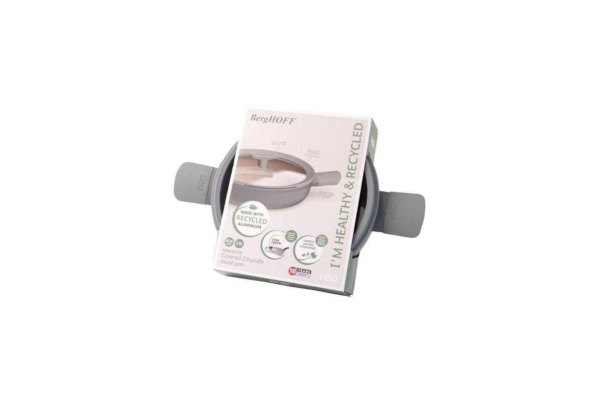 Berghoff Covered 2-handle Saute Pan 26cm Moonmist | Saute Pan | Aluminium | 26cm-2