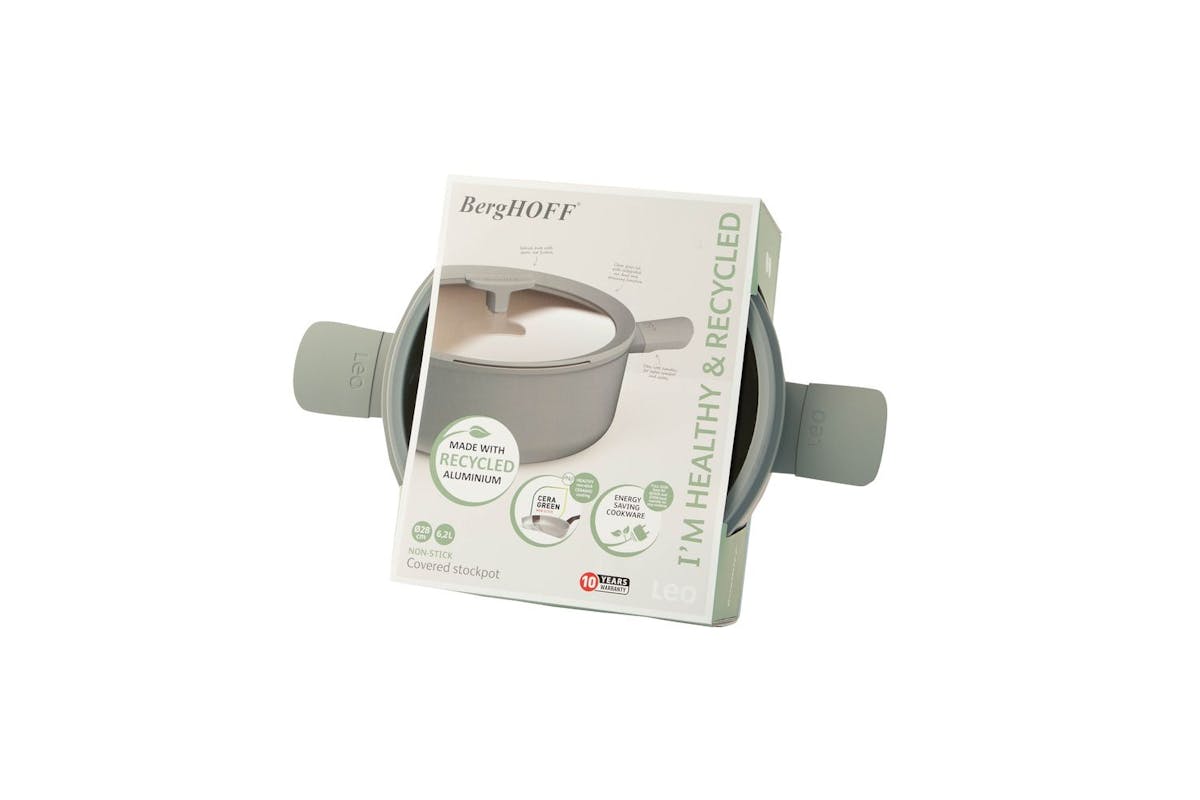 Berghoff Covered Stkpot 28cm Moonmist | Stockpot | Recycled Aluminium | 28cm-2