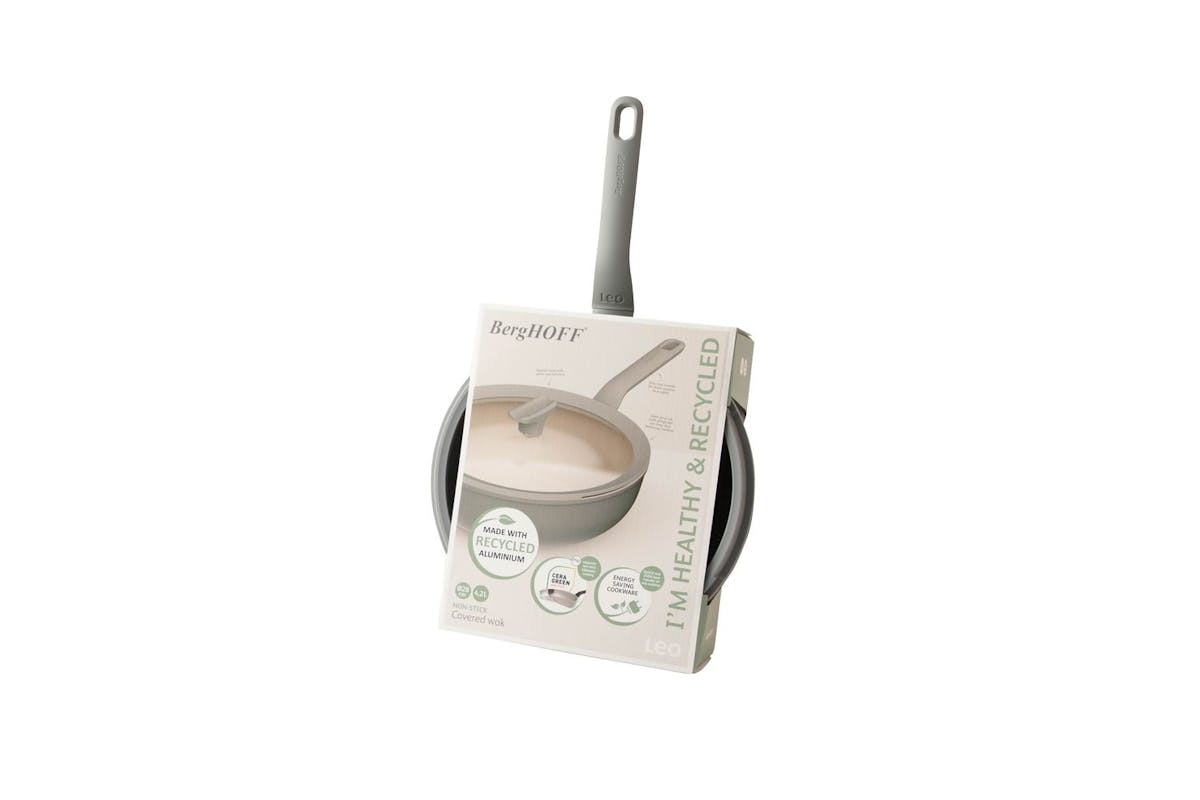 Berghoff Covered Wok 28cm Moonmist | Wok | Aluminium | 28cm-2