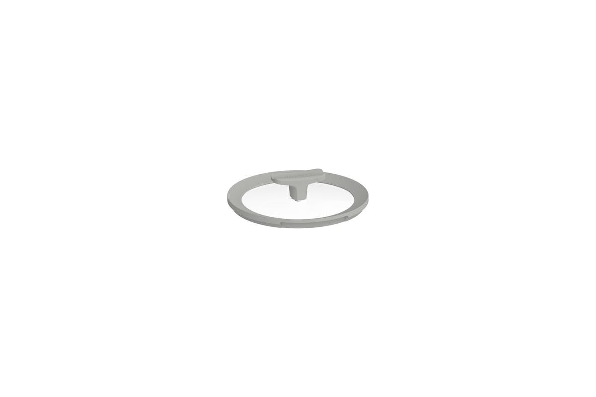 Berghoff Glass Cover 20cm Moonmist | Glass Lid | Silicone Rim | Grey
