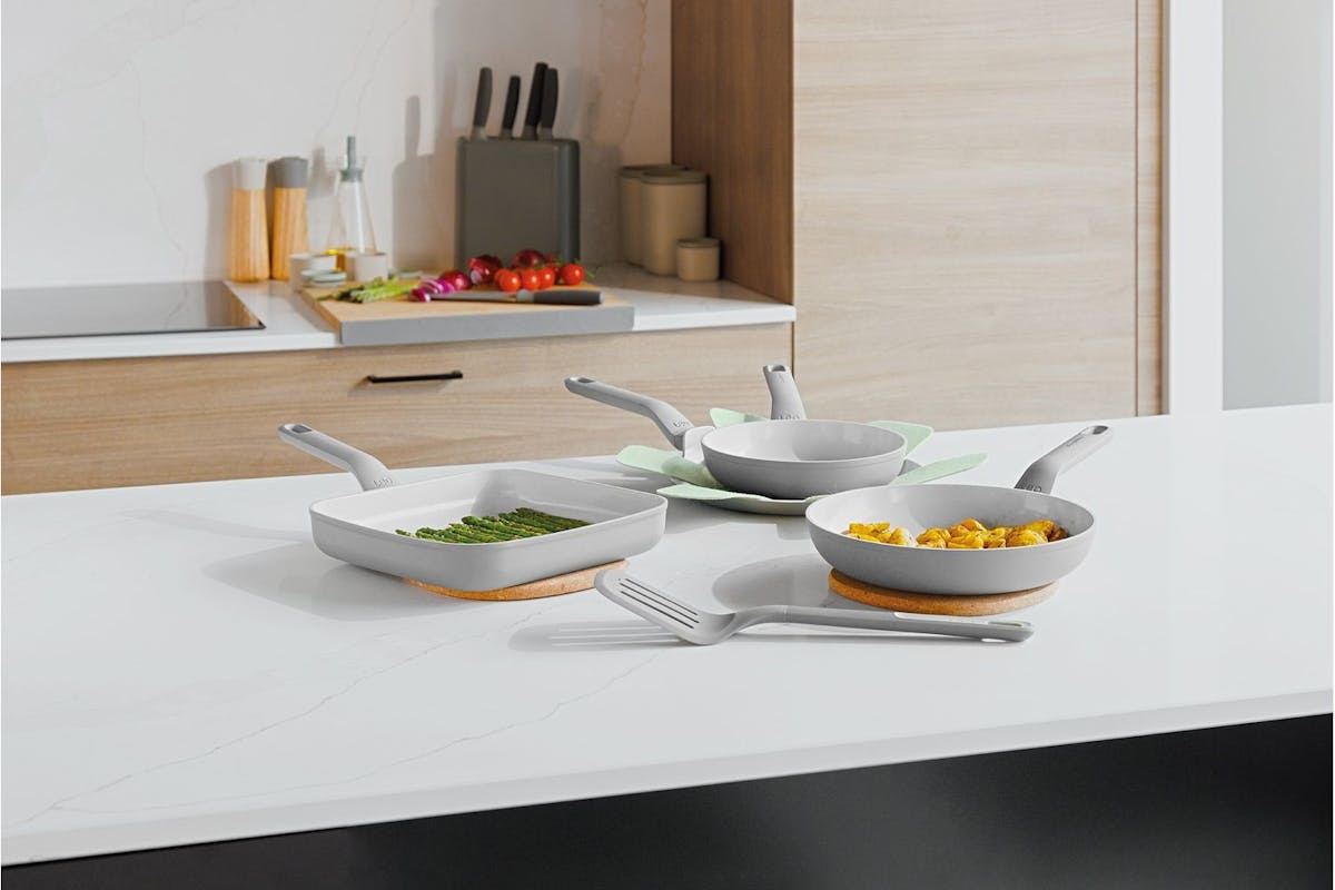 Berghoff 4pc Frying Pan Set Moonmist | Frying Pan Set | Non-stick Aluminium | 20cm 24cm 26cm-4