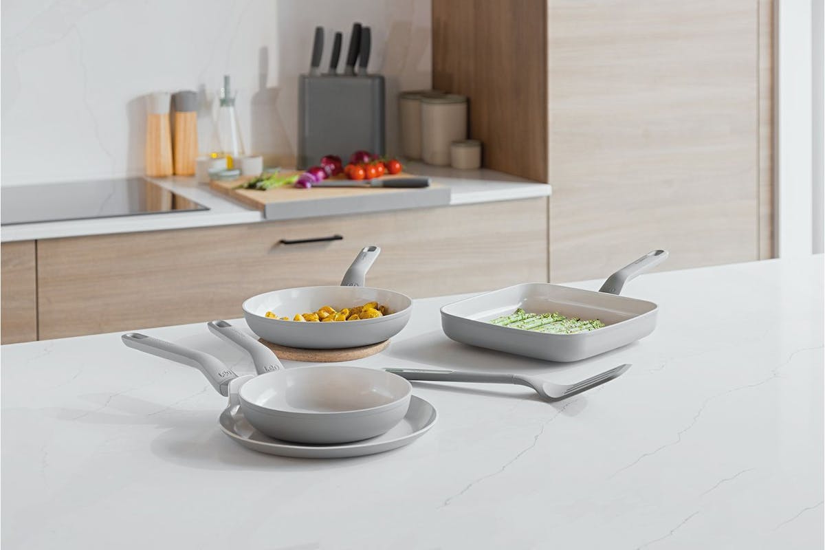 Berghoff 4pc Frying Pan Set Moonmist | Frying Pan Set | Non-stick Aluminium | 20cm 24cm 26cm-5