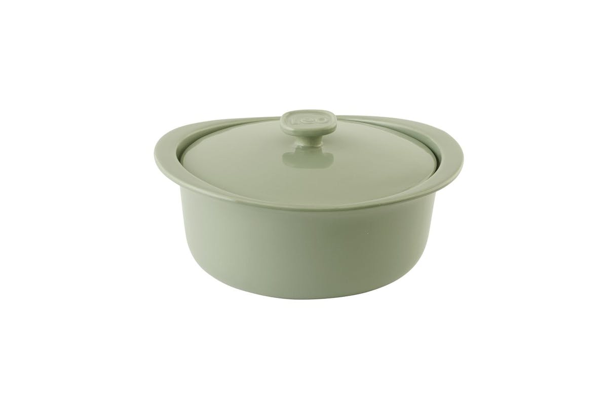 Berghoff Covered Round Baking Dish 4.5l Balance Sage | Baking Dish | Stoneware | 4.5 Litre-3