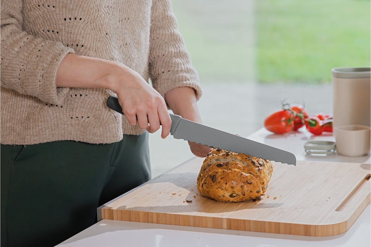 Berghoff Bread Knife 23cm | Bread Knife | Stainless Steel | Grey-4