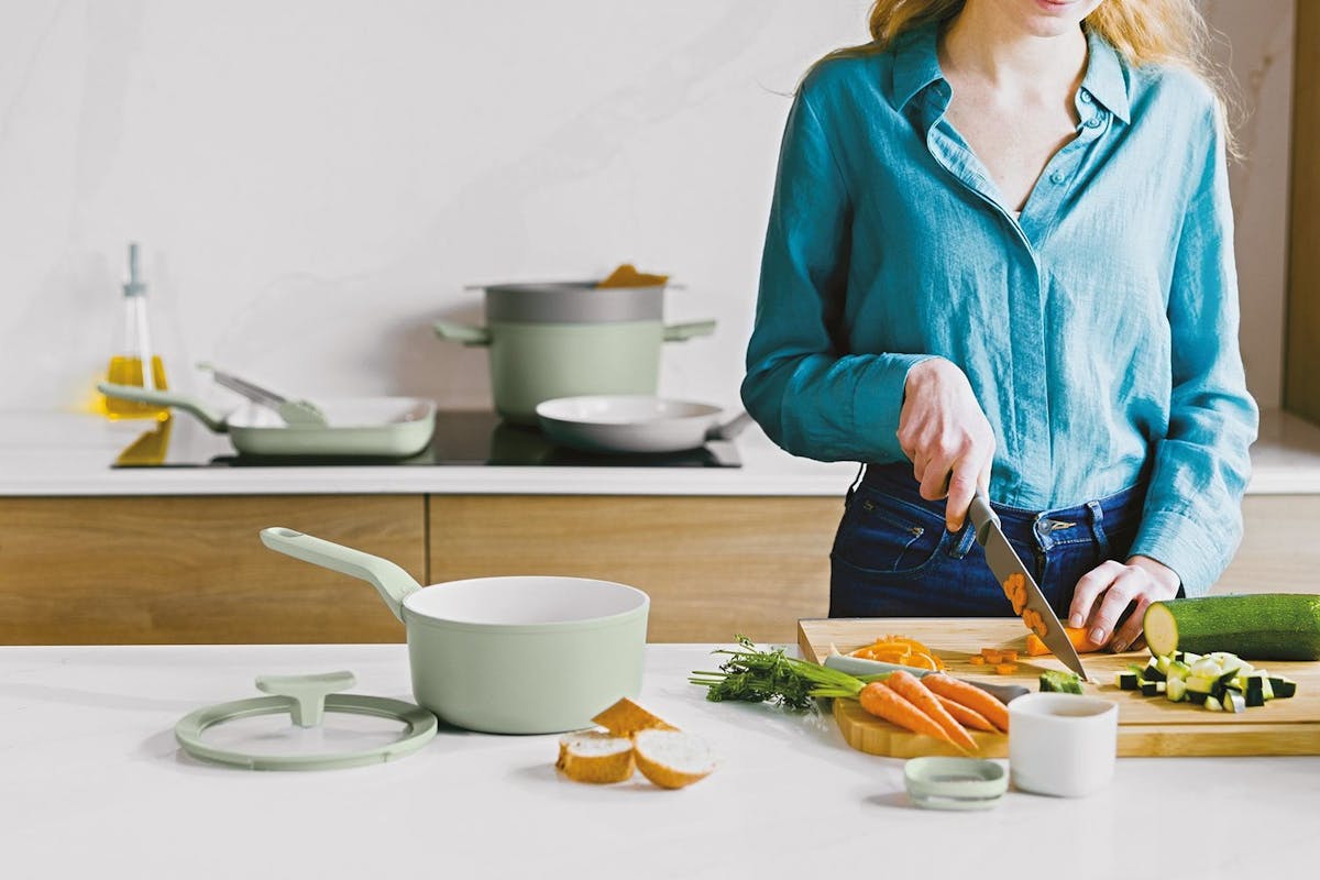 Berghoff Universal 6 Pc Knife Block With Knives | Knife Block Set | Recycled Plastic | 6 Piece-5