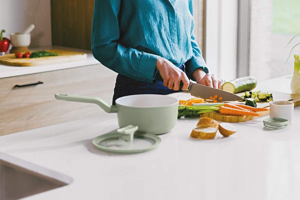 Berghoff Universal 6 Pc Knife Block With Knives | Knife Block Set | Recycled Plastic | 6 Piece-6