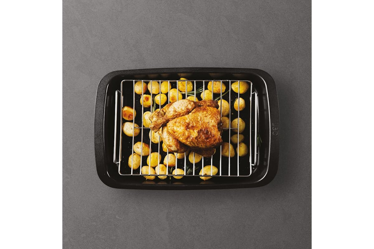 Berghoff Graphite Roaster With Removable Rack | Non-stick Aluminium | 42x28cm-5