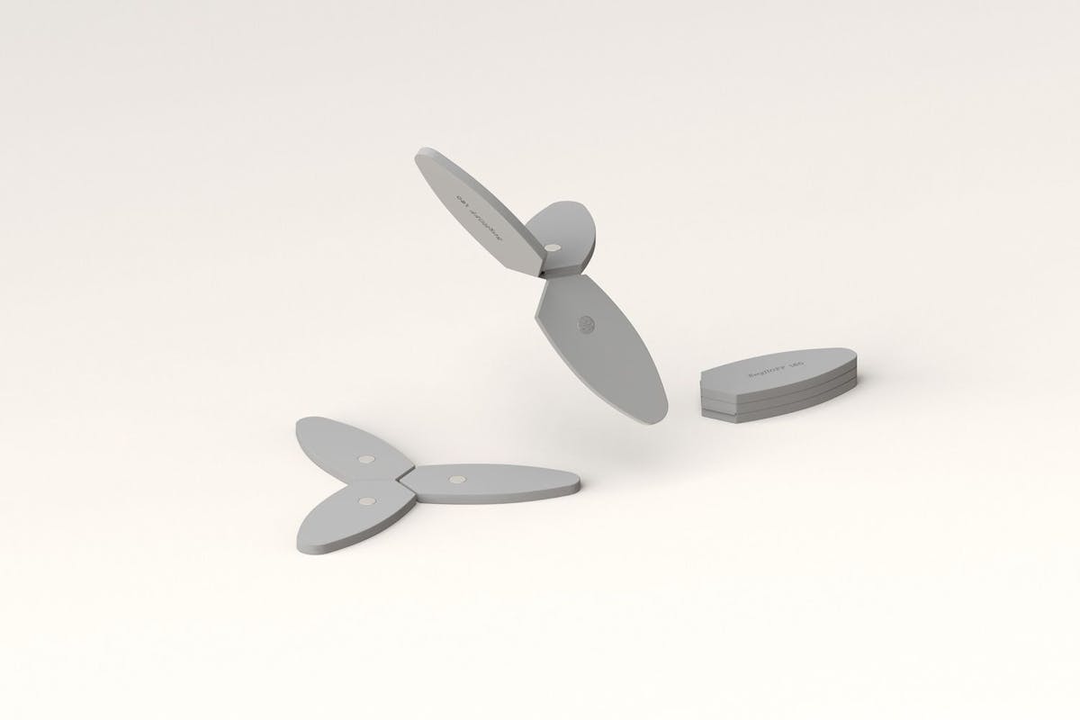 Berghoff Foldable Magnetic Trivet Balance Moonmist | Trivet | Silicone | Grey-7