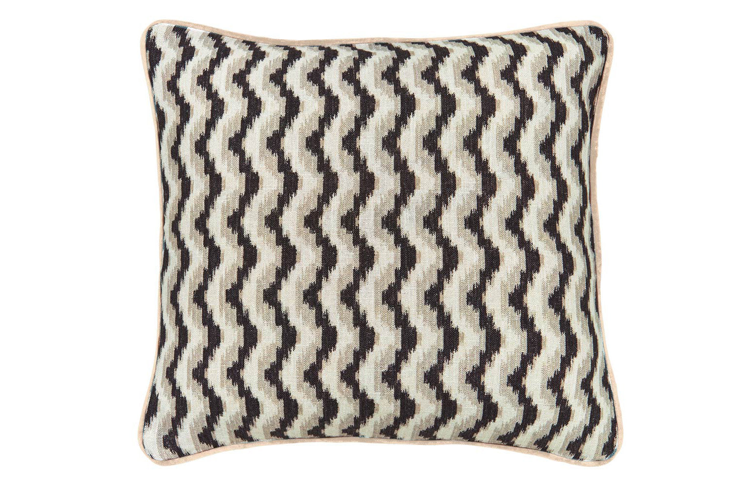 Harun Cushion | Charcoal/Tan | 50 x 50 cm-2