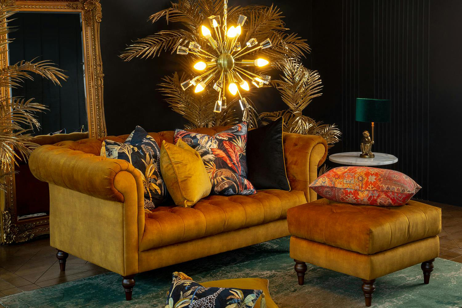 Bellini Cushion | Antique Gold | 45 x 45 cm-2