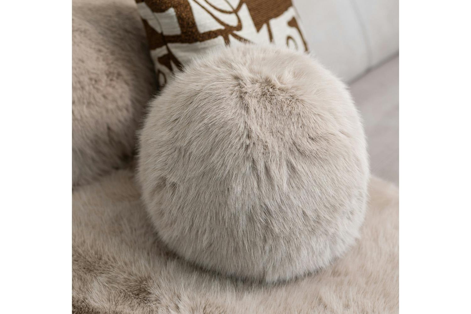 Sloane Ball Cushion | Mink | 30 x 30 cm-2