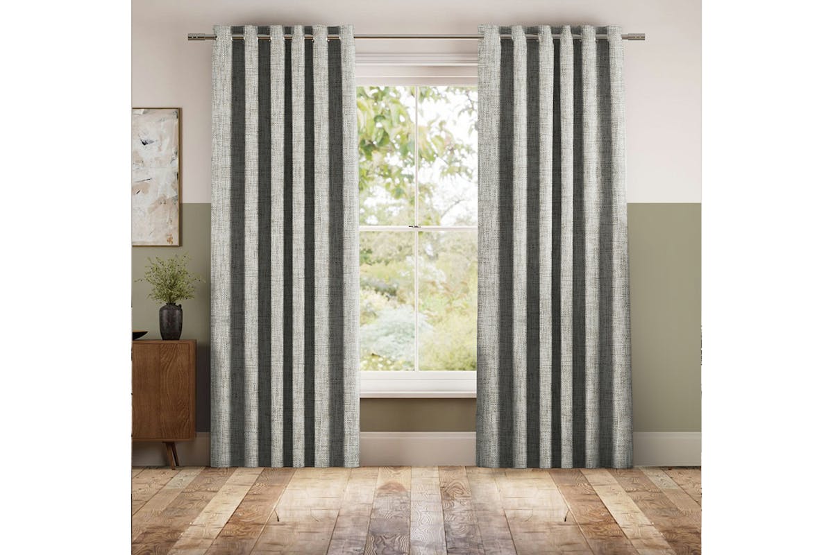 Caden Curtain | Natural/Gold | 228 x 228 cm