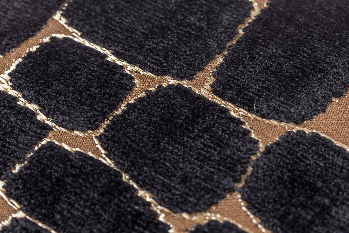 Olten Cushion | Black/Gold | 45 x 45 cm-4