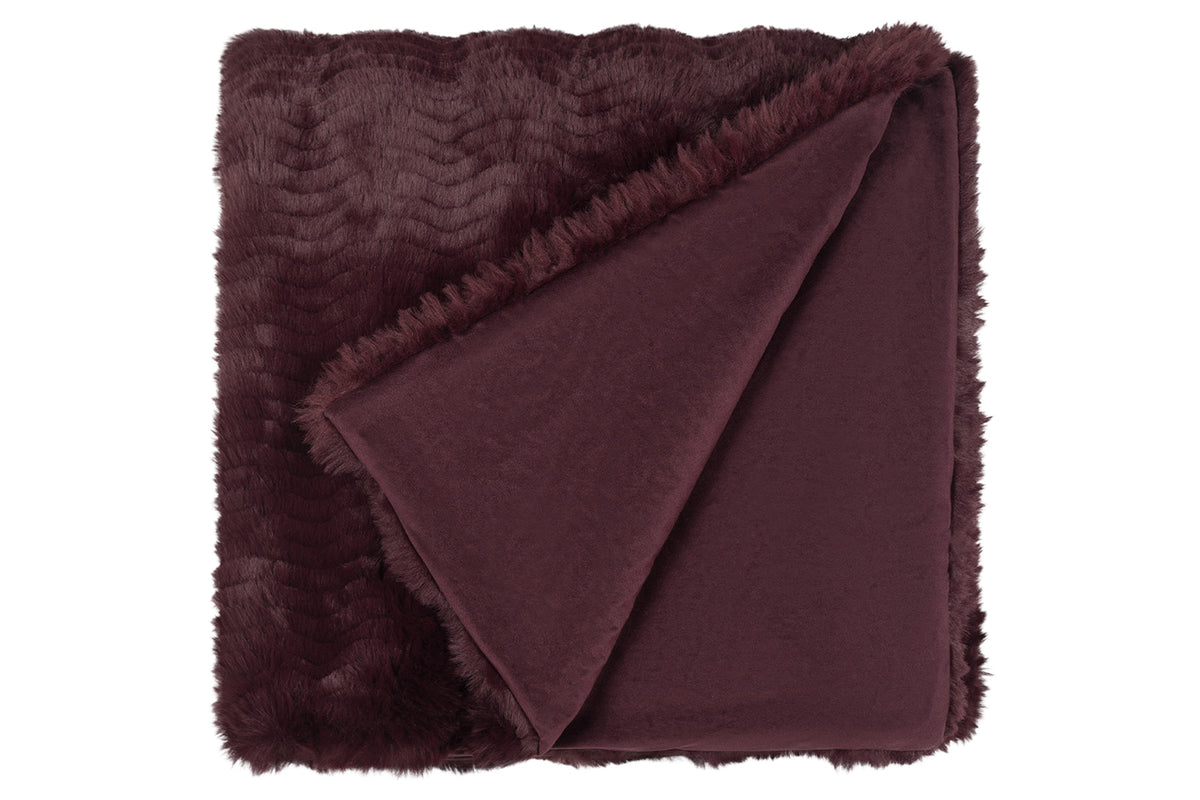 Presley Throw | Plum Noir | 150 x 200 cm