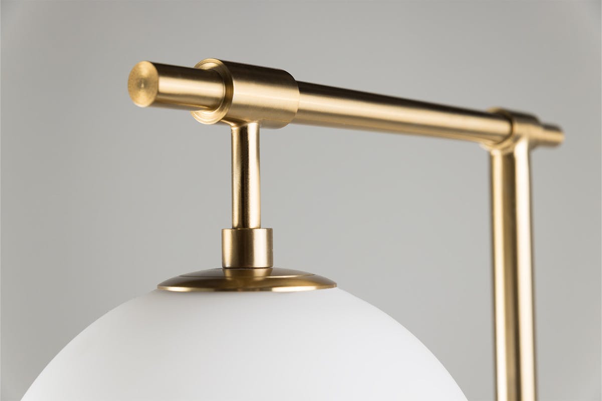 Boden Floor Lamp | White/Gold-4