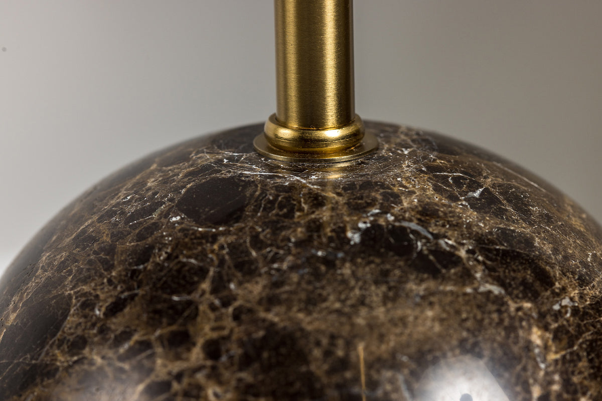 Vita Ceramic Table Lamp | Sage/Brown-2