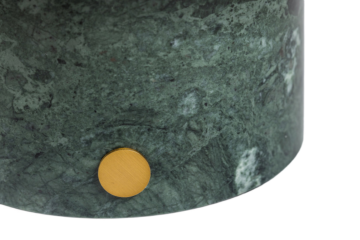 Eli Marble Table Lamp | Green-4