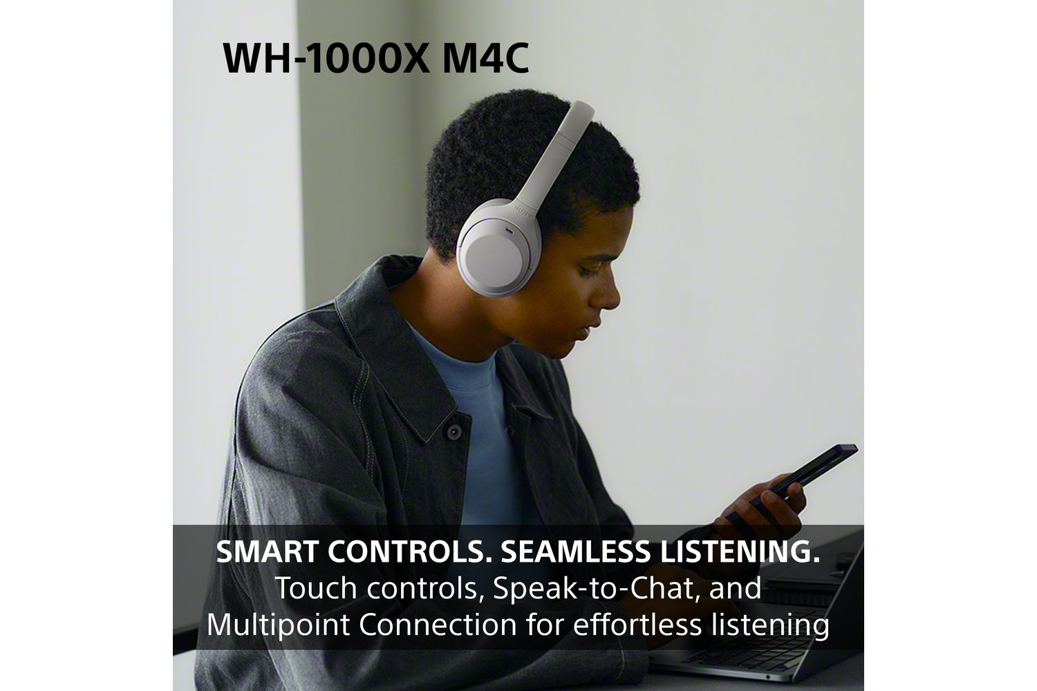 Sony WH-1000XM4C Noise Cancelling Wireless Over Ear Headphones | Lavander-3