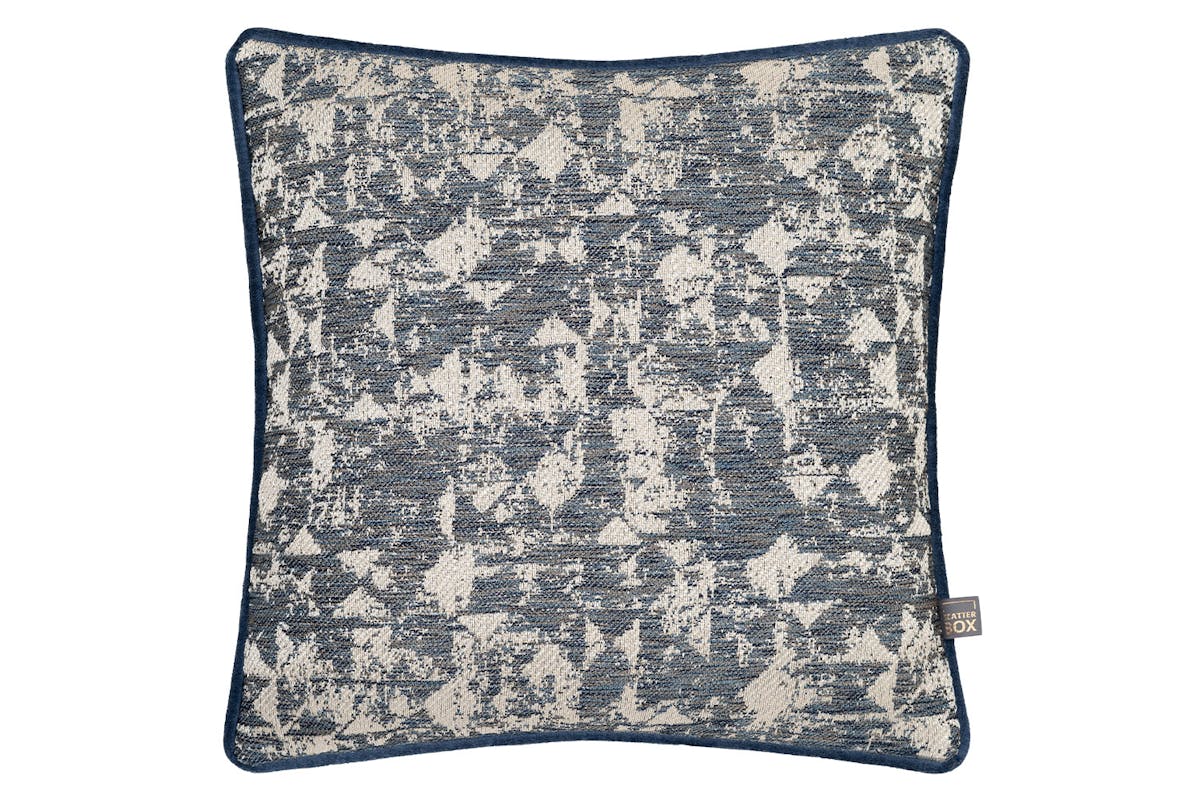 Joni Cushion | Blue/Silver | 43 x 43 cm