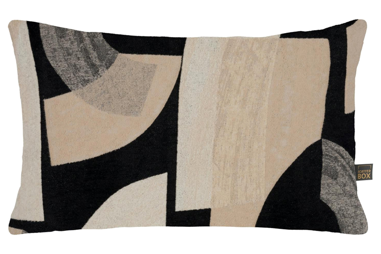 Vance Cushion | Black/Natural | 40 x 60 cm