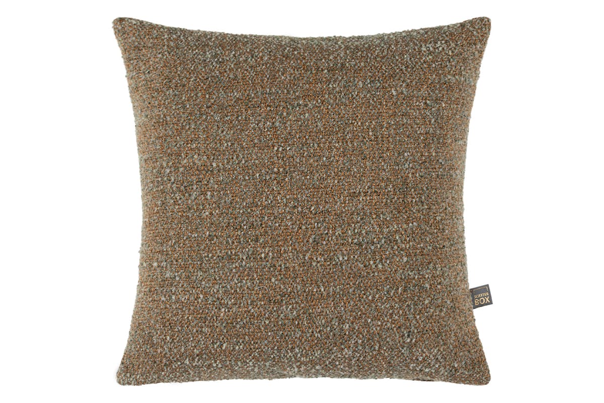 Zari Cushion | Copper/Green | 45 x 45 cm