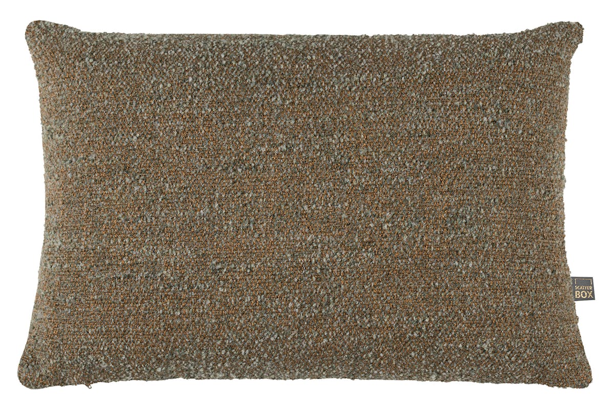 Zari Cushion | Copper/Green | 45 x 60 cm