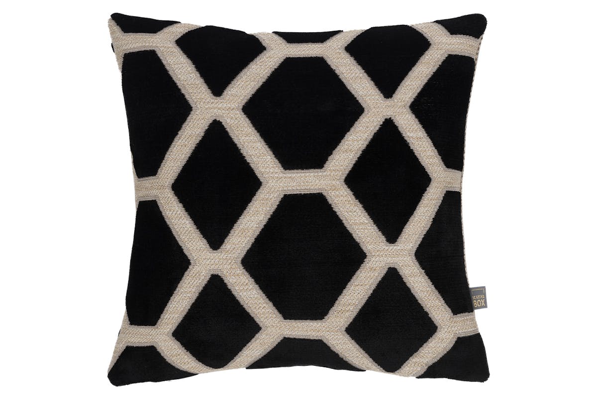 Orva Cushion | Black | 43 x 43 cm