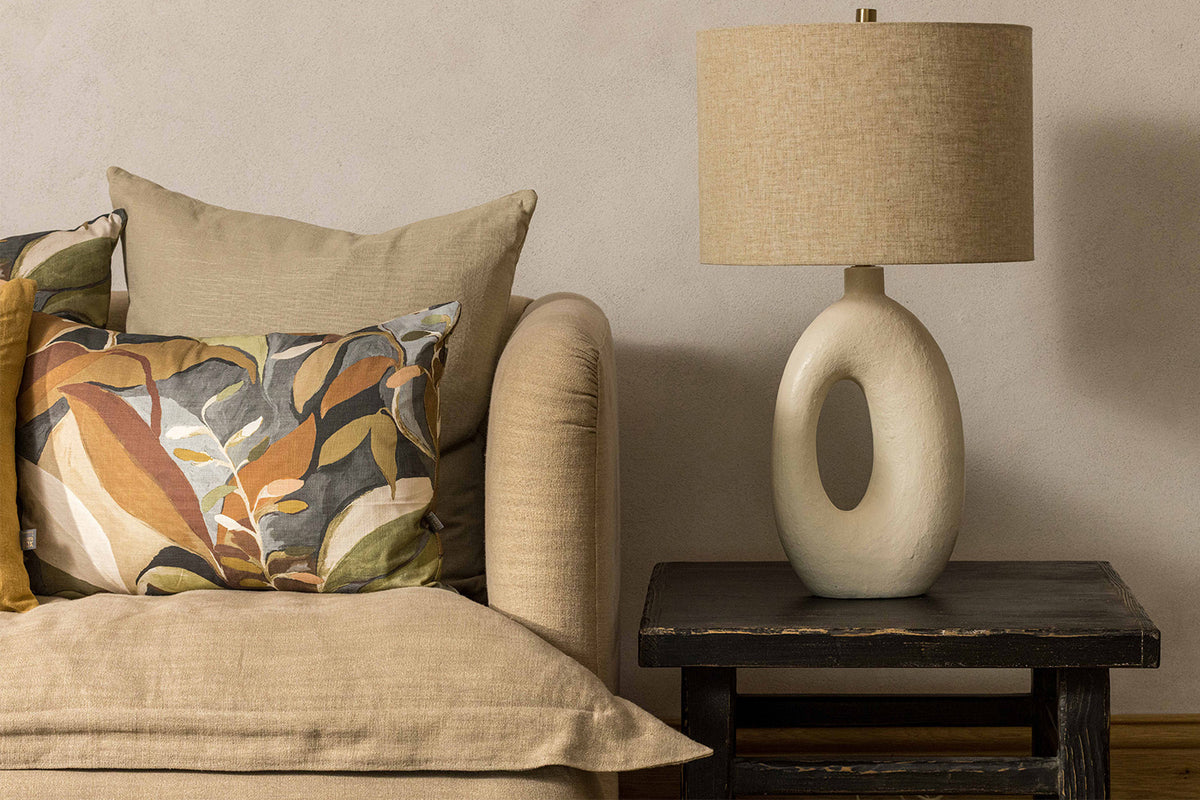 Daphne Cushion | Blue/Brown | 40 x 60 cm-6