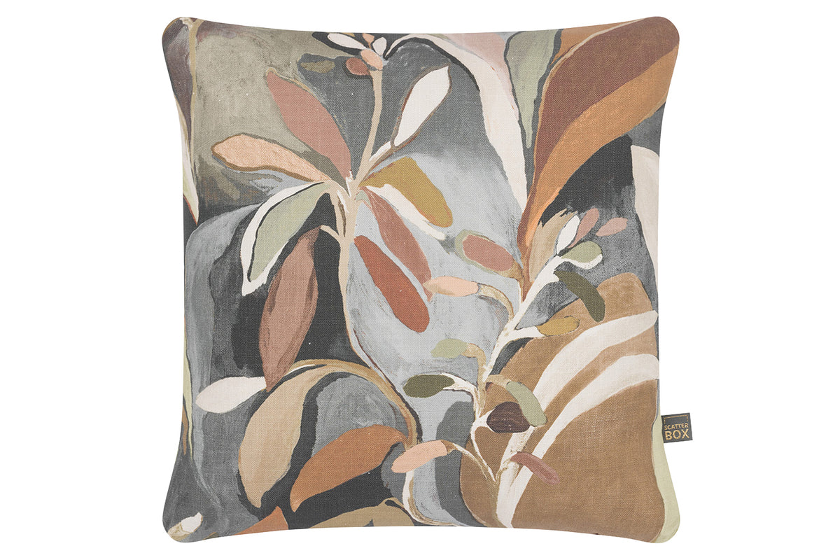 Daphne Cushion | Blue/Brown | 58 x 58 cm