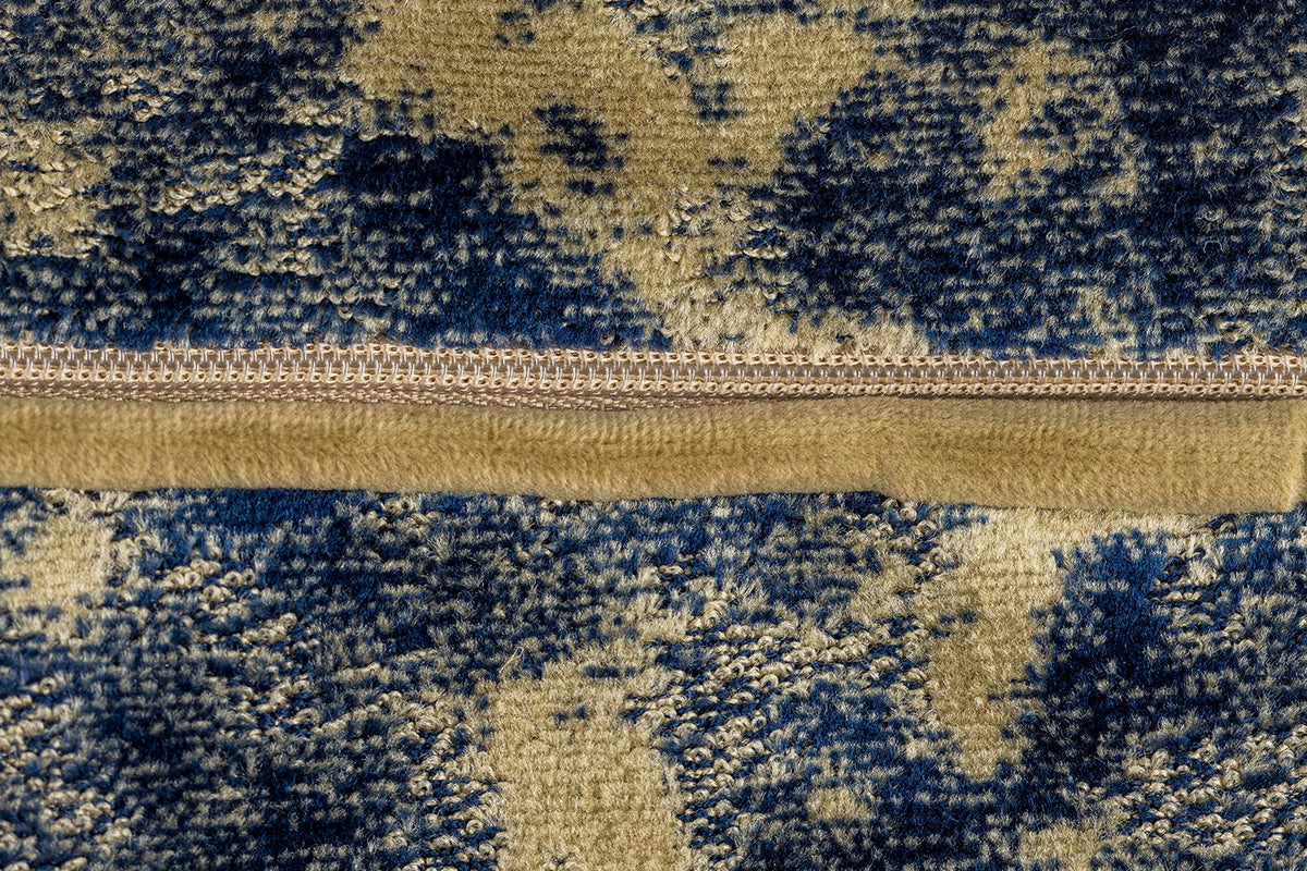 Mira Cushion | Navy/Sand | 43 x 43 cm-6