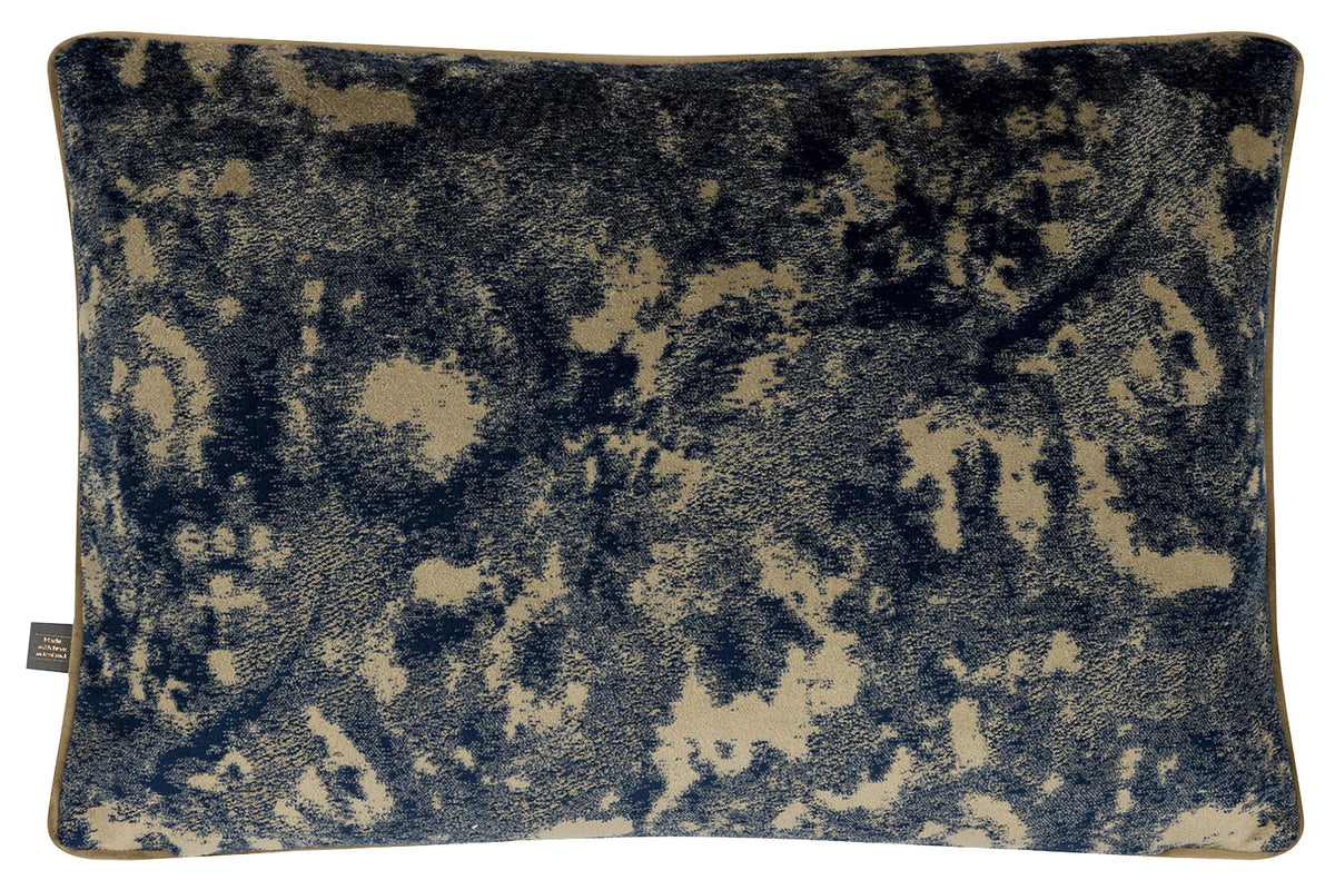 Mira Cushion | Navy/Sand | 40 x 60 cm-2