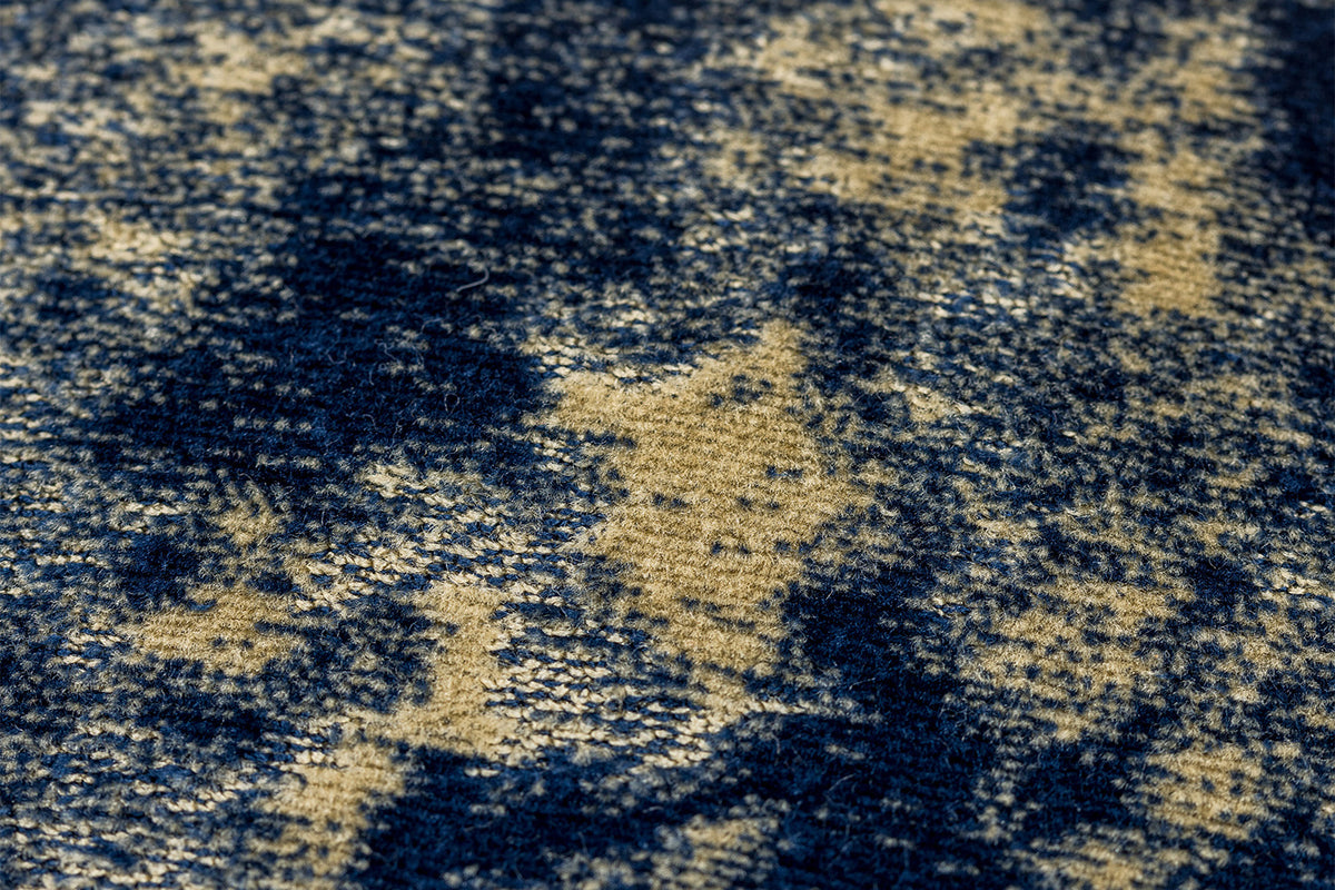 Mira Cushion | Navy/Sand | 58 x 58 cm-5