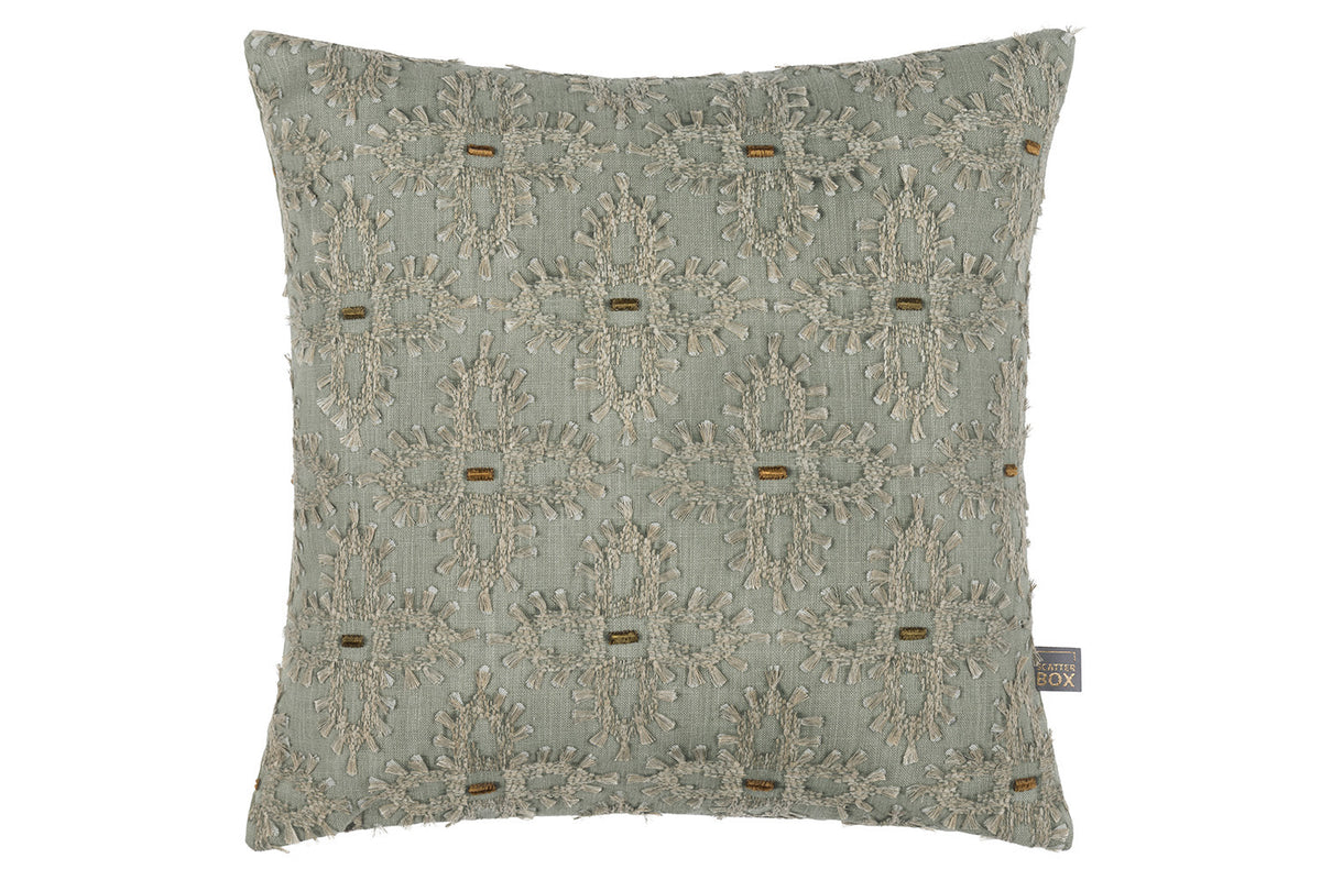 Hattie Cushion | Sage Green | 43 x 43 cm