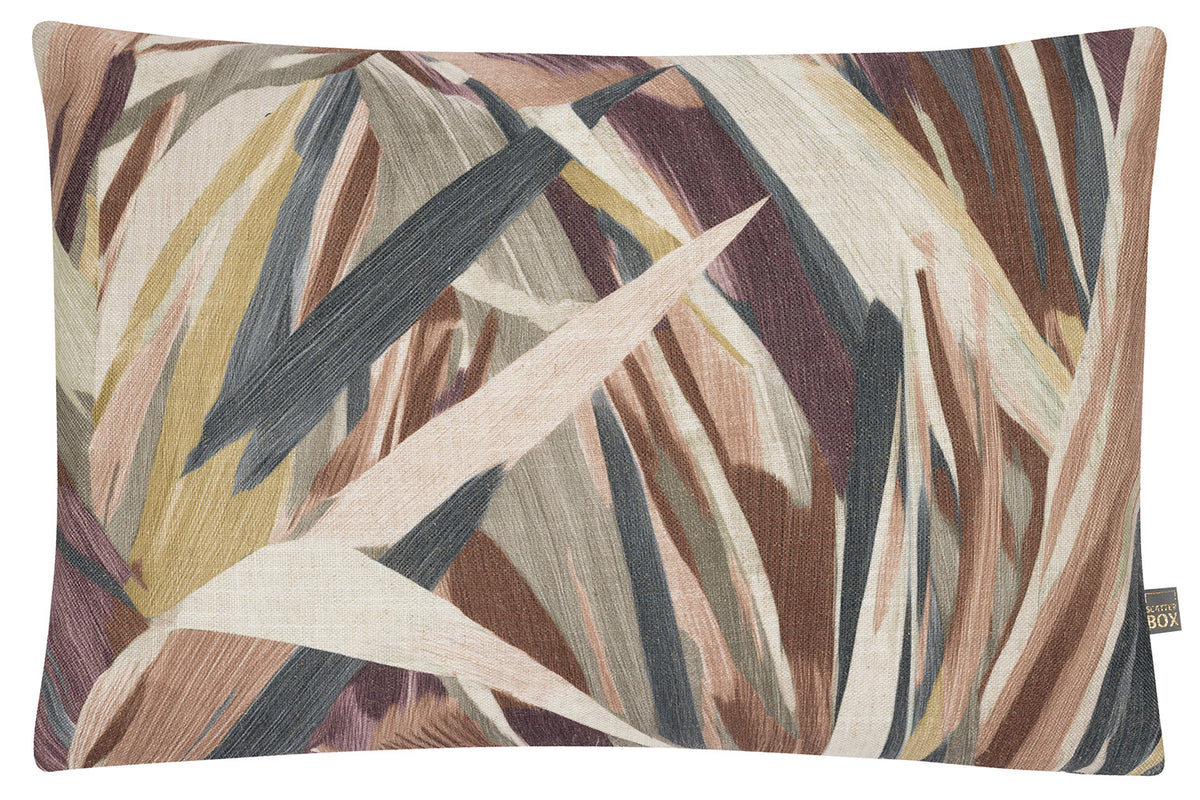 Elin Cushion | Natural/Plum Noir | 40 x 60 cm
