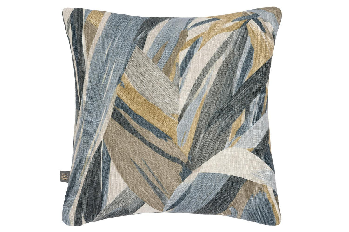 Elin Cushion | Natural/Blue | 43 x 43 cm-3